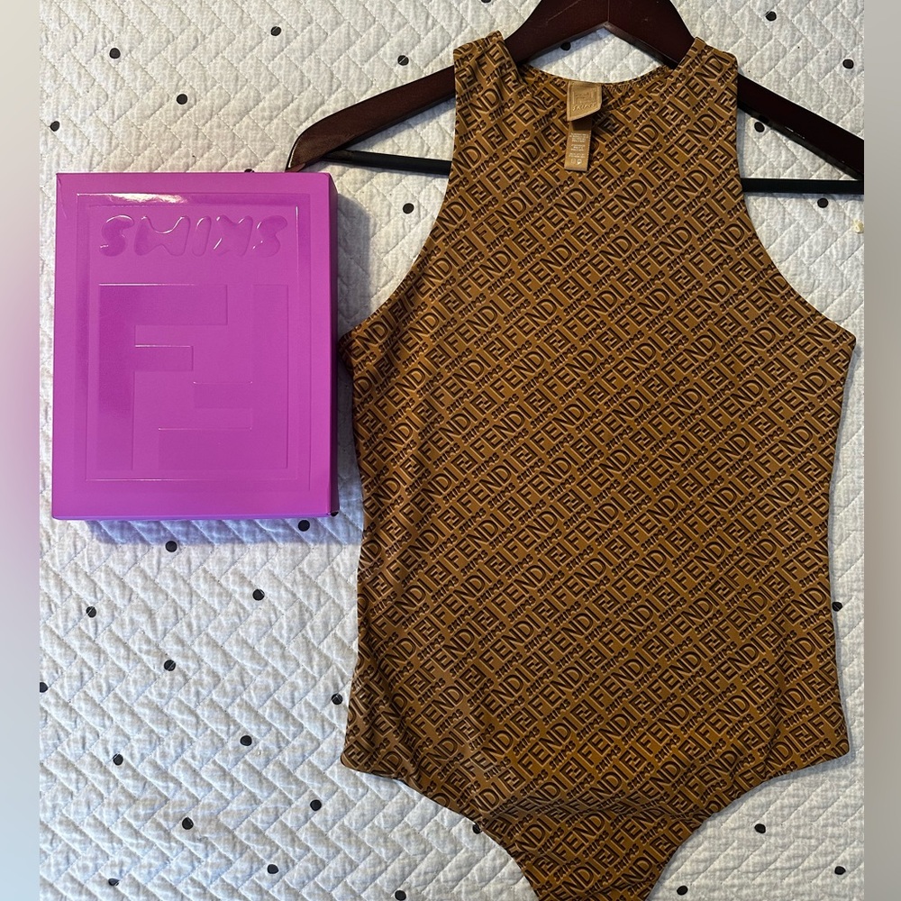 Skims x Fendi sleeveless bodysuit size Med